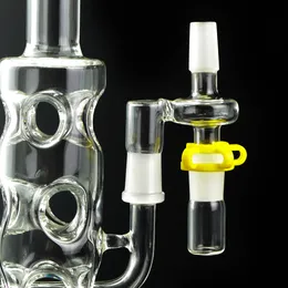 14mm 18mm Reclaim Catcher Adapter Ash Catcher z klipsem Drop Down Reclaimer Reclaim Adapter Ashcatcher do szklanych rur wodnych