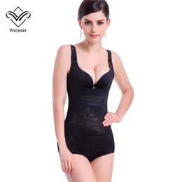 Wechery Body Shapers Bodysuits Cinta Modelladora Midja Trainer Stretcy Soft Andningsbara Shapewears Corset Sexig Slimming Underkläder