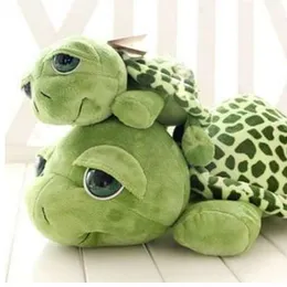 Nowy Przyjeżdża 20 CM Army Green Big Eyes Turtle Pluszowe Zabawki Turtle Doll Turtle Kids As Birthday Christmas Gift Darmowa Wysyłka