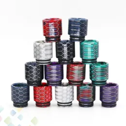 Snake Skin Shape Epoxy Harts TFV8 DRIP TIPS 810 DRIP TIPS FIT TFV8 Big Baby TFV12 Prince 810 Rökningstillbehör