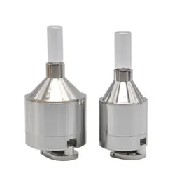 Aluminum Metal Herb Grinder 44mm 55mm Crusher Muller Mills Presser with Funnel For Spice Tobacco VAPORIZER Hand Crank