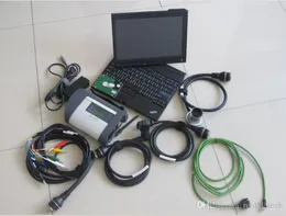 MB Star SD Connect C4 инструмент для диагностики Toughbok X200t версия с сенсорным экраном для ноутбука HDD 320 ГБ полный набор кабелей непосредственно для использования