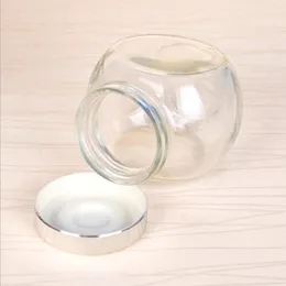 50ml transparent glas tomma flaskor för honungsnötter kantertank konserverad glas sylt-burk snabb frakt f1047