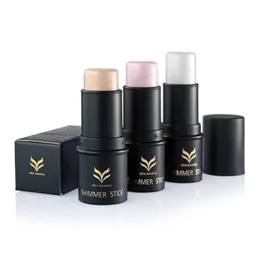 新しい中国ブランドHuamianli Shimmer Stick Bronzer Highlighter 3 Colors 3.5g Concealer Stick Contour Nude 3D Face Makeup High Quality