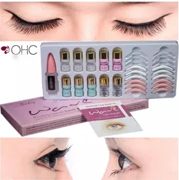 Lash Elevador Eyelash Perming Kit Lift Perm Set com hastes cola profissional cilia extensão cílios beleza permanente maquiagem ferramentas