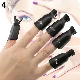 10 Nagelclips Aus Kunststoff – Zum Entfernen Von UV-Gel Und Nagellack, Rutschfest & Einfach