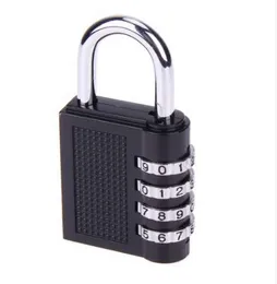 Yeni 4 Arama Hane Şifre Kilit Kombinasyonu Bavul Bagaj Metal Kod Şifre Kilit Asma Kilit Çinko Alaşım Kodlu Kilit Anahtarlı Asma Kilit