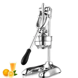 wholesale 2 pcs commercial home manual juicer, stainless steel orange pomegranate fruit juicer extractor press hine price