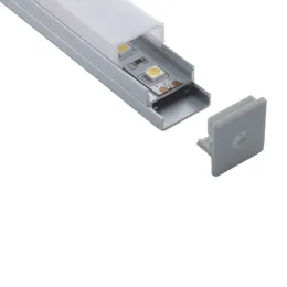 50X2 M setleri / lot U şekli led alüminyum kanal Kare tipi alüminyum duvara monte aydınlatma için led profilleri