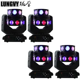 4PCS / LOT Double Flying 16x12W RGBW 4in1 Cree Beam LED Moving Head Light Great Show Effect