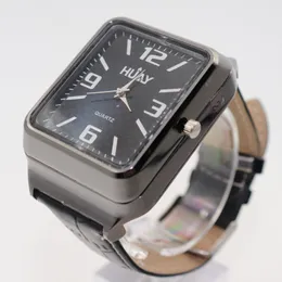 2018 novos relógios mais leves para homens esportes relógio de quartzo moda carregamento usb isqueiro sem chama militar casual relógios de pulso290k