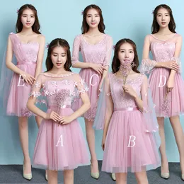 Mingli Tengda Pink A Line Vestidos Elegantes Para Dama De Honor
