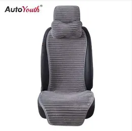 Autoyouth Novo inverno Nano Capa de Assento de Veludo com Cabeça 5 Colorido Universal Car Star Cushion Protector Car-Styling