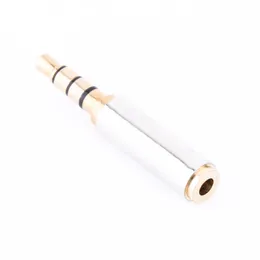 Gold 3.5mm Male To 2.5mm Female Headphone Audio Stereo Adapter Plug Converter Headphone Jack