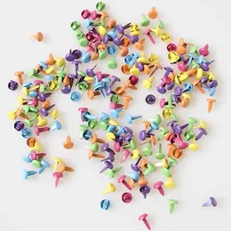 2000 pcs/ lot 8mm Mixed Colors Metal Brads for Scrapbooking Card Making DIY Craft free shipping