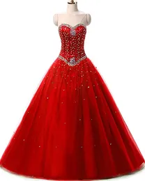 Nowa Sexy Real Photo Ball Dresses Quinceanera Suknie 2019 z koralikami Sweet 16 Prom Pageant Debutante Dress Party Suknia QC1250