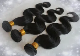2018素晴らしい品質人間の髪の織体の波ストレート3束安いブラジルのペルーのマレーシアのインドのバージンの髪の束