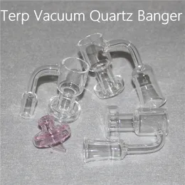 Terp Vacuum Quartz Banger Sundries XL OD 25 mm Nagel 14 mm 18 mm Domeless Slurper Up Oil Bangers für rauchende Wasserpfeifen-Rigs