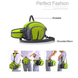 Ceinture de course, sac de taille avec porte-bouteille d'eau, sac