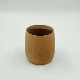 Water Cups Drinkware amboo Cup Kung Fu Tea Assessries Handmade Natural Retro Styling Crafts Wooden Cup