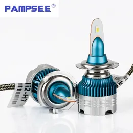 Pampsee Auto Scheinwerfer Mini2 Birne H7 H11 LED H4 H1 9005 / HB3 9006 / HB4 H13 8000LM 6000K 12V 24V Auto Nebel Licht Scheinwerf