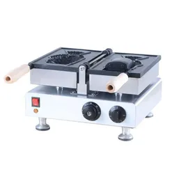 BEIJAMEI Commercial Big Fish Mouth Ice Cream Taiyaki Machine / Electric Ice Cream Waffle Cone Maker