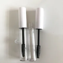 10ml Kosmetiska Klar Ögonfransar Cream Storage Bottle, Makeup Mascara Tube With White Cap Snabb leverans F1304