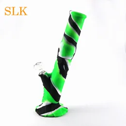 Silicone Pipe Glass Pipe Straight Tube SILICLAB Water Bong Cheap Electric Dab Rig for Dabber China Wholesale