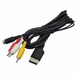 1.8m 6ft Composite RCA S-Video AV Audio Video Cable DC Cord Lead för Sega Dreamcast TV Adapter Cables Fast Ship