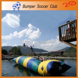 Free Shipping Free Pump Good Quality 0.9mm PVC Tarpaulin, 4x2m Inflatable Water Blob, Inflatable Blob Jump, Water Toys, Water Blob Bag