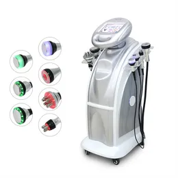 7 I 1 bantmaskin Kroppsform Massager Cavitation RF Celluliter Borttagning Vakuum Roller Beauty Equipment Fat Burning Muscle Building Em Slim Contouring Device