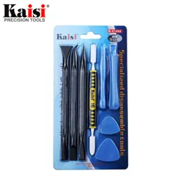 Kaisi 1468 8 i 1 öppningsverktyg kit för iPhone skärm ersättning smart telefon tablett laptop skal fall reparation pry bar set