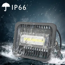 LED Flood Light Refletor 150 W 100W 50W 30W LED Floodlight IP66 Vattentät 220V 110V Spotlight LED utomhusbelysning Gargen lampa