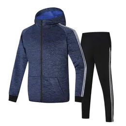 Men's Sport Suit Asian Size Sportswear Sets Loose Keep Warm Gym Clothing Man Running Jogging Suits