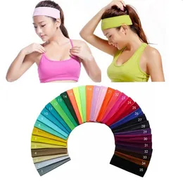 Cotton Stretch Headbands Yoga Hair Band Softball Sports Sweatband Elastic Sports