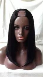 824 tum 130 densitet u del bob klippt brasiliansk jungfru hår spetsar peruker liten medim stor storlek för svarta kvinnor