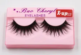 100% Supernatural Lifelike Handmade False Eyelash 3D Strip Mink Lashes Grube Fake Faux Rzęsy Darmowa Wysyłka