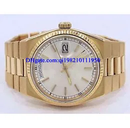 Christmas Gift mens watches Dress Styles 19018 18K Yellow Gold Stick Dial 36mm