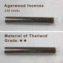 240 Sticks Bulk Pack voor Meditatie 2 Sterren Grade Materiaal Oorsprong van Thailand Agarwood Incesse Sticks