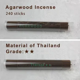 240 Sticks Bulk Pack For Meditation 2 Stars Grade Material Origin of Thailand Agarwood Incenses Sticks