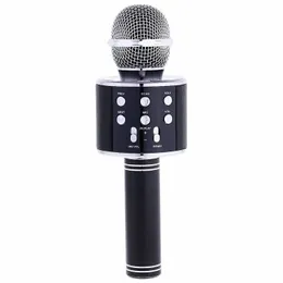 Ws858 Wireless Bluetooth Handheld Home Ktv Karaoke Mikrofon Lautsprecher Mic Player