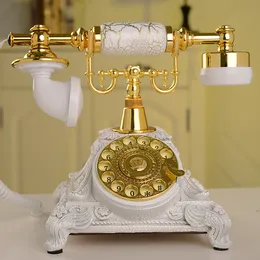 WangXLDD Telefono antico con cordino, in resina, quadrante digitale retrò fisso, con bottone per telefono, vintage, decorativo, per casa e ufficio WangXLDD Telefono antico con cordino, in resina, quadrante digitale retrò fisso, con bottone per telefono, vintage, decorativo, per casa e ufficio