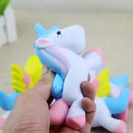 Kids Soft Toys Unicorn Wholesale 11CM Squishies Slow Rising Jumbo Kid Toys Cute Phone Strap Pendant Sweet Scented Bread Cake Toys 2Colors