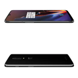 Original OnePlus 6T 4G LTE 휴대 전화 8GB RAM 128GB ROM Snapdragon 845 Octa Core 20.0MP AI HDR NFC 3700mAh 안드로이드 6.41 "전체 화면 지문 ID 얼굴 스마트 휴대 전화