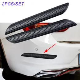 Części samochodowe Akcesoria do ciała Czarny ciężarówka Anti Crash Bar Anticollision Guard Edge Bumper Protector Scratch Paski Dekoruj formowanie 2 sztuk