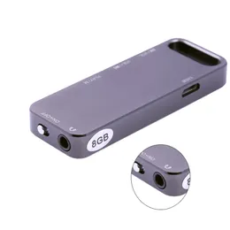 Mini Digital Voice Recorder 8 GB USB Flash Drive Multifunctioneel Oplaadbaar Mini Audio-opname-apparaat met MP3-speler Dictafoon
