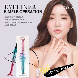 CoTZ Sirena Star Cielo Eyeliner Eyeliner impermeabile Trucco Cosmetico Matita per penna per eyeliner naturale liquida a lunga durata ad asciugatura rapida