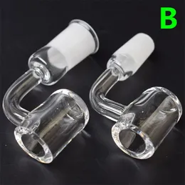 4mm dicker XL Flat Top Quartz Banger Domeless Quarznagel 10mm 14mm 18mm männlich weiblich Banger Nagel für Glaswasserleitungen