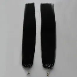 Micro Loop Nano Ring Hair Extensions 1G/S 100G 7A 100% Remy Hair Straight Micro Bead Extensions