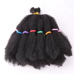 Fashion Mega Afro Kinky twist Capelli sintetici 22 "Capelli a treccia all'uncinetto per estensioni dei capelli delle donne nere